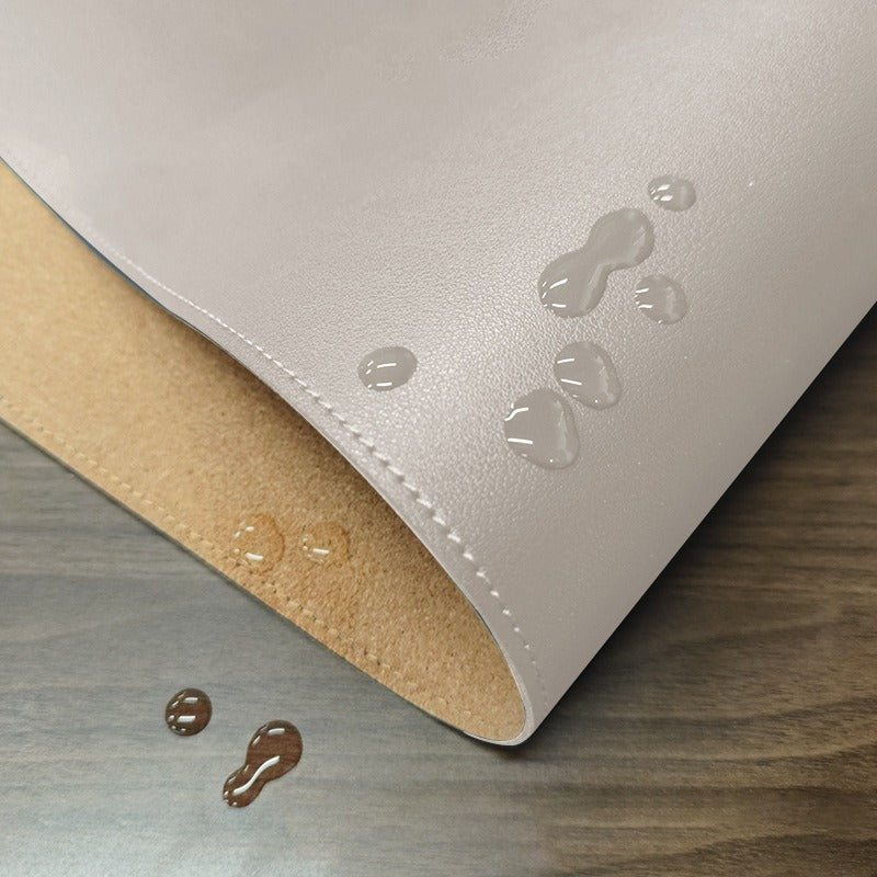 Cork Leather Dual-Sided Desk Mouse Pad