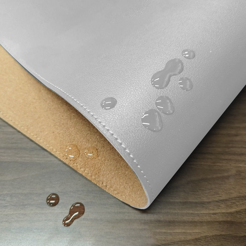 Cork Leather Dual-Sided Desk Mouse Pad