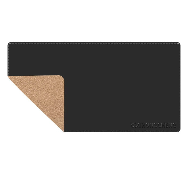 Cork Leather Dual-Sided Desk Mouse Pad
