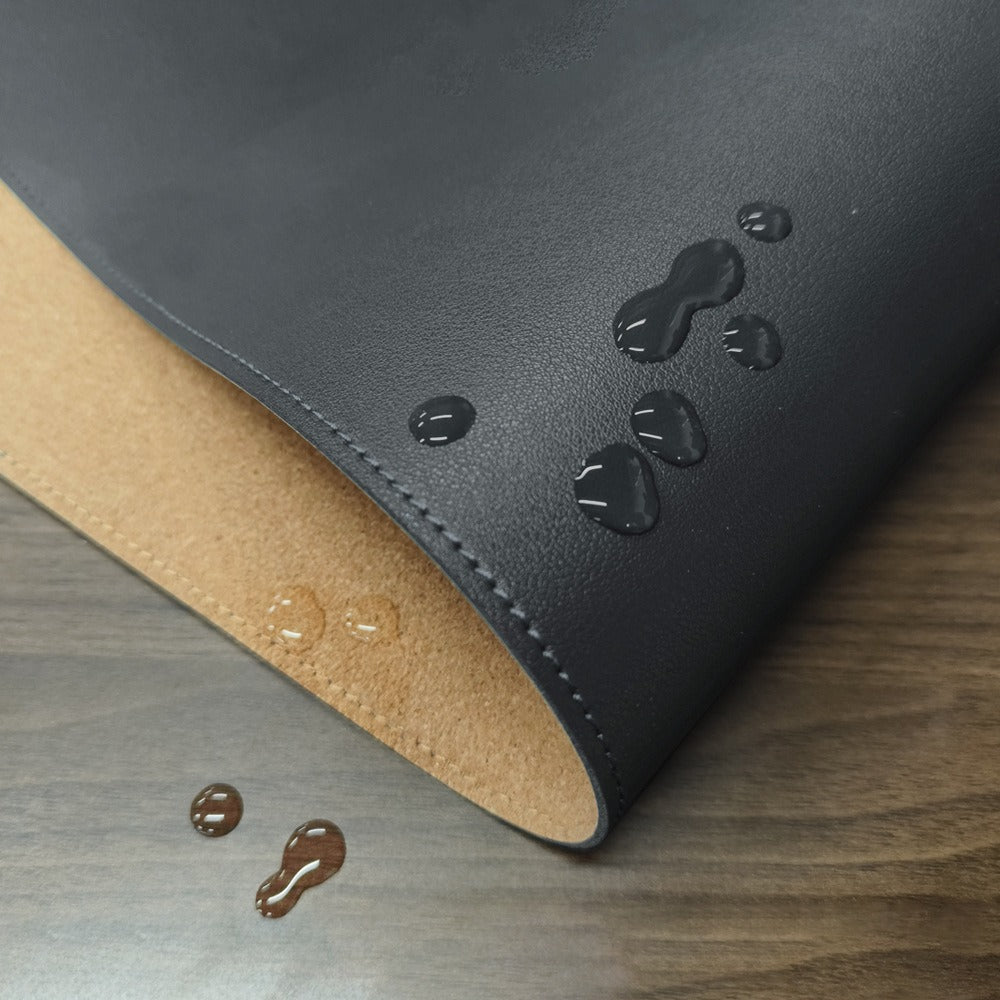 Cork Leather Dual-Sided Desk Mouse Pad